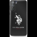 US Polo Shiny Big Logo Samsung S21 G991 Telefon tok - Fekete (USP000098)
