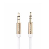 USAMS Adapter audio jack 3,5m - 3,5m 1m fehér