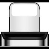 USAMS Adapter Mágneses U28 Lightning Töltő Többfajta Kimenettel Ezüst (112219)