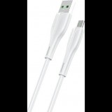 Usams adatkábel (USB - microUSB, gyorstöltő, 100cm, törésgátló) FEHÉR (SJ375_W) (SJ375USB02)