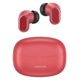 USAMS Bluetooth fülhallgató 5.1 TWS BH sorozat vezeték nélküli piros BHUBH03