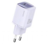 Usams CC248 hálózati töltő Type-C aljzat (20W, GaN, PD gyorstöltő) LILA