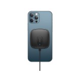 Usams CD153 Ultra Thin Wireless Mágneses Gyorstöltő (Magsafe) 15W Fekete