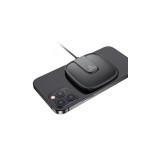 USAMS CD153 ultra vékony mágneses töltő  fekete