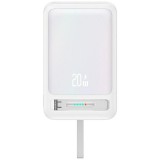 USAMS CD219 XM Series MagSafe-kompatibilis powerbank 10000mAh - fehér