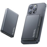 USAMS CD242 CY Series MagSafe-kompatibilis powerbank 10000mAh 20W - titánszürke