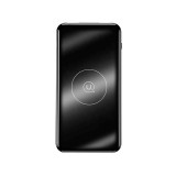 Usams CD88 Wireless Hálózati Töltő QC3.0+PD + Powerbank 10000 mAh Fekete