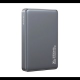 Usams CY SERIES vésztöltő Type-C (10000mAh, 20W, wireless, MagSafe, PD gyorstöltő) TITÁNSZÜRKE (10KCD24203) (10KCD24203)