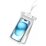 USAMS FSD1402 vízálló dupla tok, IP68 6.7" max - fehér