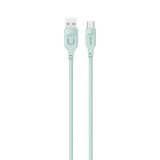 USAMS kábel USB-C PD gyorstöltés 1,2m 6A Lithe sorozat zöld SJ568USB04 (US-SJ568)