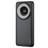 USAMS Powerbank PB62 10000mAh 20W QC3.0+PD mágneses vezeték nélküli gyorstöltés fekete 10KCD17101 (US-CD171)