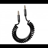 Usams SJ256YP01 AUX kábel 3.5mm jack csatlakozóval 120cm fekete (1337677) (SJ256YP01) - Audió kábel