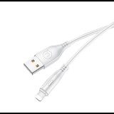 Usams SJ266USB02 Lightning töltőkábel fehér (SJ266USB02)
