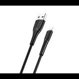 USAMS SJ364USB01 USB-A apa 2.0 - Lightning apa Adat és töltőkábel - Fekete (1m) (SJ364USB01)