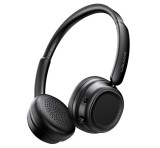 USAMS SR01 bluetooth fejhallgató SZTEREO (v5.3, mikrofon, aktív zajszűrő) FEKETE