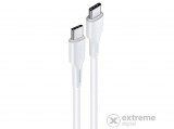Usams U43 adatkábel, Type-C/Type-C, 120cm, fehér