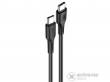 Usams U43 adatkábel, Type-C/Type-C, 120cm, fekete