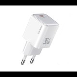 USAMS US-CC186 X-Ron Series USB-C Hálózati töltő - Fehér (30W) (USA001283)