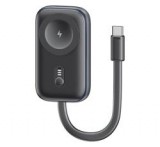 Usams vésztöltő (1200mAh, 2.5W, gyorstöltő, MagSafe, Apple Watch töltő, LED jelzés + fix Type-C kábe