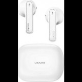 USAMS - Vezeték Nélküli Fülhallgatók SM Series (BHUSM01) - TWS Bluetooth 5.0-Val - Fehér (109591)