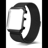 Usams ZB68IW1 Apple Watch 44mm mágneses szíj és tok fekete (1324416) (ZB68IW1) - Szíj