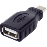 USB 2.0 átalakító, USB C típusú dugóról A típusú aljra OTG funkcióval, Renkforce (RF-4279524)