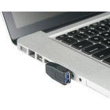 USB 3.0 átalakító, A dugóról A aljra, 90°-ban oldalt jobbra hajlított, Renkforce (RF-4173150) - Átalakítók