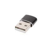 USB-C aljzat - USB-A dugó átalakító, fém (USBC A2)