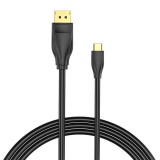 USB-C DisplayPort 8K HD kábel 2m Vention CGYBH (fekete)