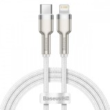 USB-C kábel a Lightning Baseus Cafule-hez, PD, 20 W, 1 m (fehér)