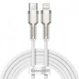 USB-C kábel a Lightning Baseus Cafule-hez, PD, 20 W, 2 m (fehér)
