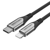 USB-C kábel Lightning Vention TACHF, 1m (szürke)