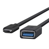 USB-C Kábel - USB Belkin F2CU036btBLK Fekete 14 cm