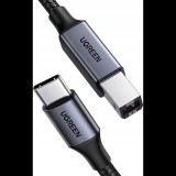 USB-C to USB-B 2.0 cable (for printer) Ugreen US370, 2m (black) (45106)