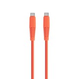 USB-C - USB-C kábel 1,5m 20W gyorstöltő töltőkábel narancssárga, Setty KSC-C-1.52010