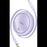 USB Cable Baseus Free2Pull USB-C to iP 20W 1m (purple) (P10364501511-00)