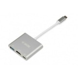 USB elosztó Ibox IUH3CFT1 Fehér Ezüst színű