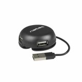USB elosztó Natec Bumblebee Fekete