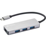 USB Hub - USB-C Hub 1xUSB3.0+3x2.0 SAVER (USB-C bemenet; 1xUSB3.0+3xUSB2.0 kimenet) (SANDBERG_336-32)