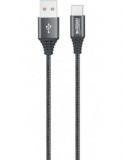 USB kábel, USB-A - USB-C, 2 m, URBAN FACTORY (UFCID74)