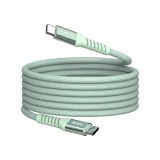 USB kábel, USB-C - USB-C, 1,2 m, 100W, mágneses, VERBATIM, zöld (KV31855)