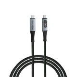 USB kábel, USB-C - USB-C, 1,2 m, 240W, teljesítménykijelzővel, VERBATIM (KV31849)