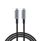 USB kábel, USB-C - USB-C, 1,2 m, 240W, VERBATIM, fekete (KV31847)