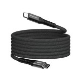 USB kábel, USB-C - USB-C, 1,2 m, 60W, mágneses, VERBATIM, fekete (KV31859)