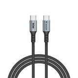USB kábel, USB-C - USB-C, 1,2 m, 60W, VERBATIM, fekete (KV31845)