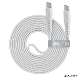 USB kábel, USB-C - USB-C, 2,1 m, RIVACASE "PS6005 W21", fehér
