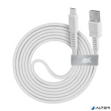 USB kábel, USB-microUSB, 1,2m, RIVACASE "PS6000", fehér