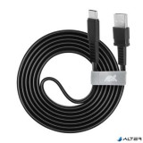 USB kábel, USB-USB-C, 1,2m, RIVACASE "PS6002", fekete
