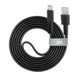 USB kábel, USB-USB-C, 1,2m, RIVACASE PS6002, fekete (RUKPS6002B)