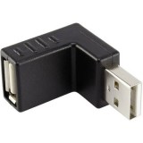 USB könyök adapter [dugó A - USB 2.0 aljzat A] 90°-ban felfelé hajlított Renkforce 29212C30 (RF-4131441)